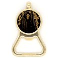 thumbnail image 1 of PaintingJ apanese Yellow Flower Beer Bottle Cap Opener Stainless Steel Key Chain, 1 of 3