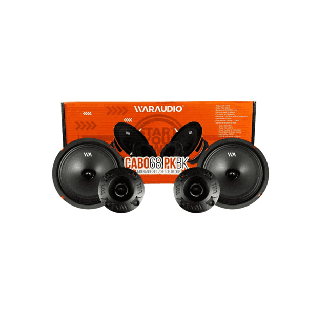 SET DE MEDIO RANGO WAR AUDIO CABO68 6.5 Y GRENADE TWEETER