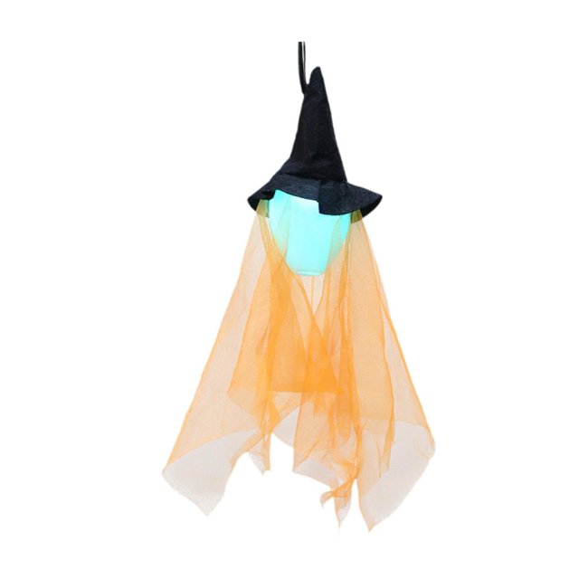 Decoración de Halloween colgante iluminada Macarena adorno decorativo 40cm Naranja