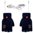 thumbnail image 2 of Guantes calefactables eléctricos Calentador de manos USB Invierno Ciclismo Esquí Mitones (Azul) Likrtyny Para Estrenar, 2 of 7