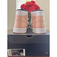 thumbnail image 2 of N I-K-E A i r-Jor-dan 1 Mid Crimson Tint Mens 11 Shoes 554724 133 Logo Colorblock, 2 of 4