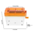 thumbnail image 3 of YardChic Mini Paper Shredder, Paper Folding Machine, Portable Manual Hand Crank Paper Shredder, Desktop Strip Cut Paper Shredding Machine, Small Paper Shredder for Home Office Classroom Desktop Use, 3 of 4