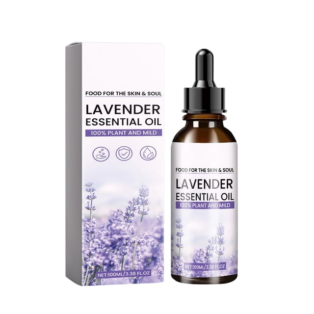 Aceites esenciales Elementos esenciales para el hogar Aceite de lavanda Natural,aceite sérum de lavanda,suero hidratante calmante para el envejecimiento,suero hidratante,(Buy 2 Save 10%)