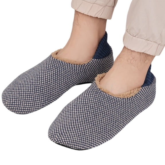 Mictong comfortable soft soled slippers and socks, warm and non slip socks, 1 pair, Gray