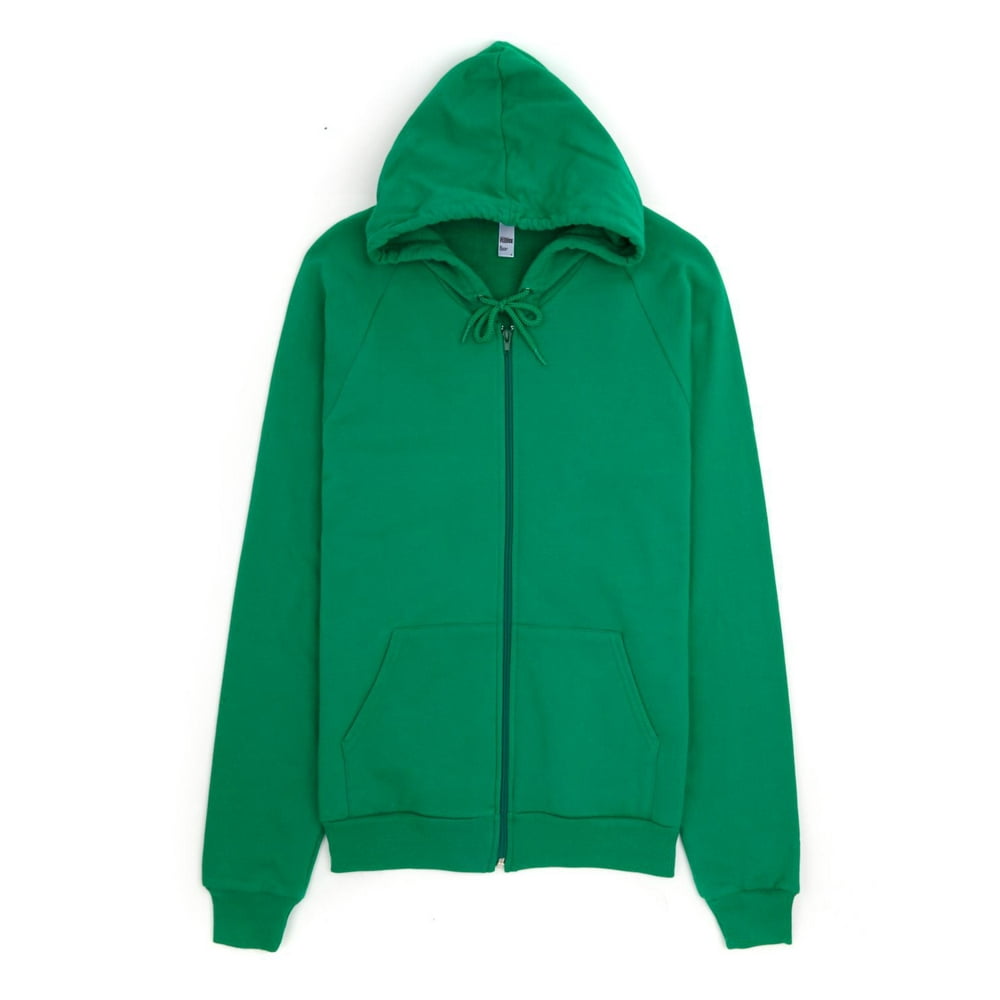 American Apparel 5497 Unisex California Fleece Zip Hoodie Kelly