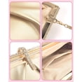 thumbnail image 5 of Clutch Purses for Women, PU Leather Formal Evening Bags  Party Handbags Wedding  Prom Clutches, 5 of 6