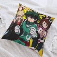 thumbnail image 4 of My Hero Academia Throw Pillow Covers, Anime Pillow Cases, Cushion Covers 18 X 18 Inch Square Pillow Protectors For Sofa Couch Bedroom Car Chair Home Decor, 4 of 9