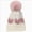 White Cap, variant on Newborn Baby Beanie Thickened Cute Warm Knit Cute Hat Winter Warm Cap Baby Beanies Hat One Size