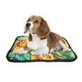 thumbnail image 2 of PKQWTM Original oil painting Yellow Sunflowers Pet Dog Cat Bed Pee Pads Mat Cushion Potty Dogsblankets Crate Bed Kennel 25x30 inch, 2 of 3