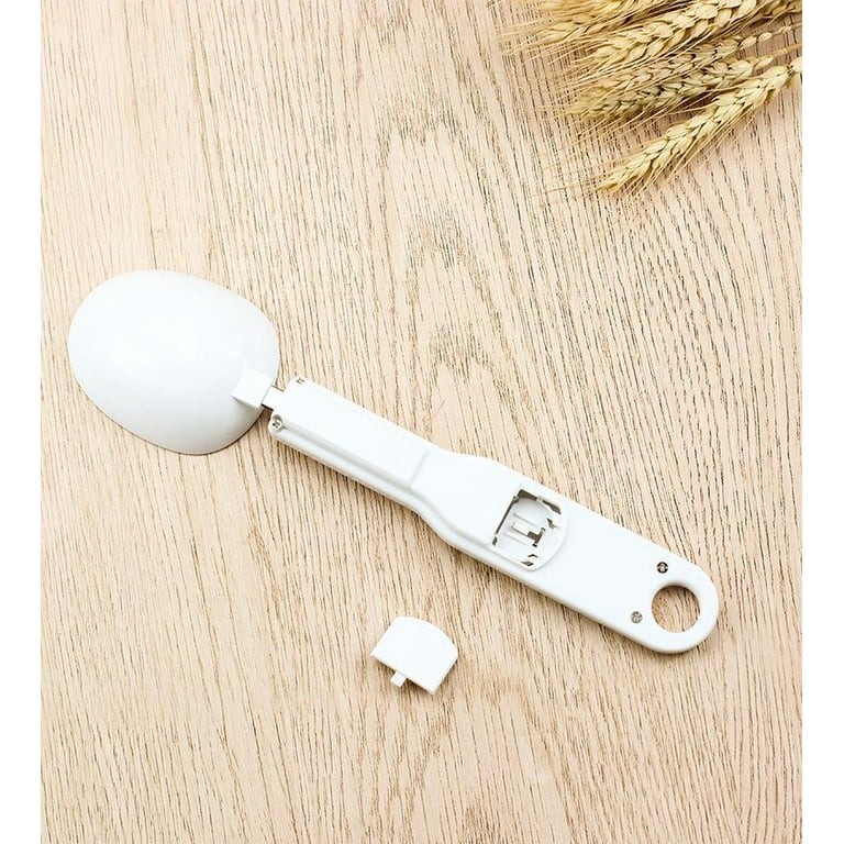 Food Scale Spoon Kitchen Measuring Spoons, Kitchen Scales Digital Scale Spoon,High Precision Small Scale Spoon, Size: 23.5, White