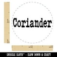 thumbnail image 2 of Coriander Herb Fun Text Self-Inking Rubber Stamp Ink Stamper - UV Ink - Mini 1/2 Inch, 2 of 7