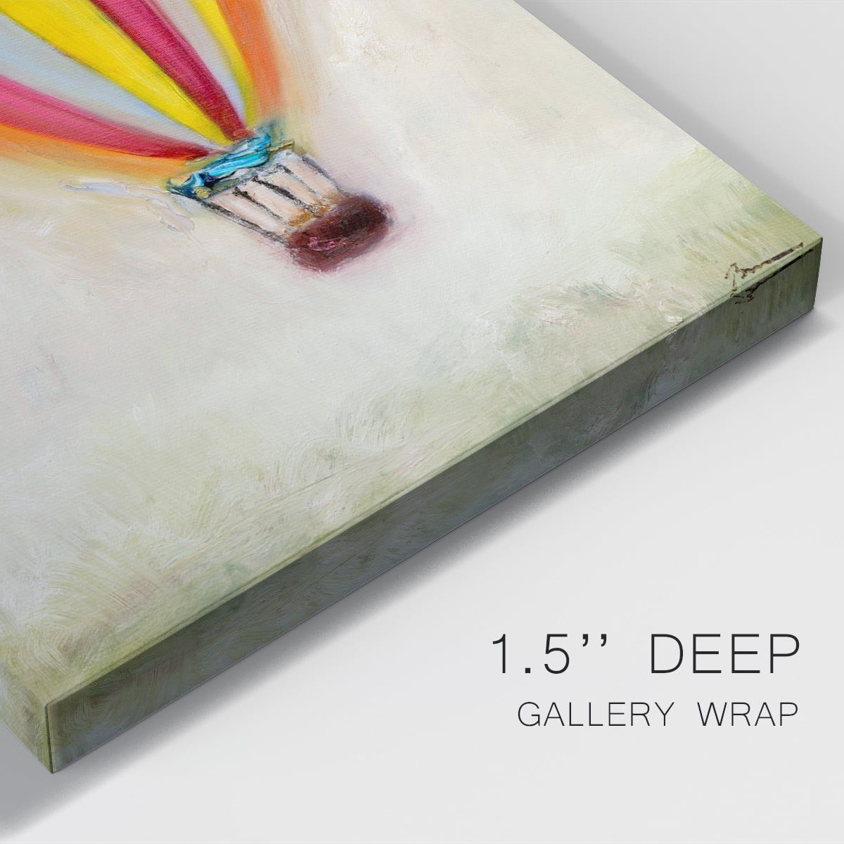 Lucky Hot Air Balloon Premium Gallery Wrapped Canvas - Ready to Hang