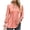 Pink, variant on Scyoekwg Womens Dressy Blouses V-Neck Pleated Tunic Shirts Loose Fall Trendy Solid Color Long Sleeve T Shirts Lightweight Dressy Casual Blouses Pullover (Black,XL)