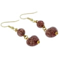 thumbnail image 2 of GlassOfVenice Starlight Heart Dangle Earrings - Red, 2 of 4