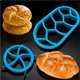 thumbnail image 4 of Advancent 2 Pieces Hand Press Mold DIY Baking Biscuit Dessert Manual Molds Tool Bread Mould Pastry for Kitchen Restaurant Herramientas y accesorios para hornear No.2, 4 of 5