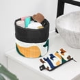 thumbnail image 6 of PhooArto Large Barrel Drawstring Makeup Bag, Colorful Dachshund Pattern Travel Cosmetic Bag Portable Make Up Organizer Bag, 6 of 6