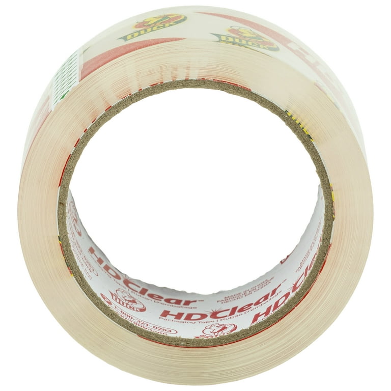 ProTapes Pro Duct 160 High Performance Water Resistant, Clean Removal Clear  Duct Tape, 55 yds Length x 2 Width, Clear (Pack of 1)