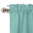 thumbnail image 4 of Sunglasses Corgi Curtain Valances Set Retro Funny Corgi Green Background Kitchen Curtains 24&nbsp;inch Length Rod Pocket Valance and Tiers 3 Piece Set Small Bedroom Bathroom Laundry Decor, 4 of 9