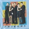 thumbnail image 2 of Friends T-Shirt Color Block of Friends Unisex Graphic Tee For Men & Women, 2 of 7