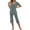 #167-Gray, variant on Censtreet Christmas Women's Pajama Set Short Sleeve Shirt and Capri Pants Sleepwear Pjs Sets with Pockets Multiple choices for families