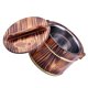 thumbnail image 3 of Creative Sushi Bowl with Lid for Storage Use Coffee Color Synthetic Stainless Steel 1 Pc, 3 of 3