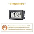 thumbnail image 3 of 12 Pack Mini Small Digital Electronic Temperature Humidity Meters Gauge Indoor Thermometer Hygrometer Lcd Display Fahrenheit () For Humidors, Greenhou, 3 of 5