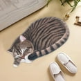 thumbnail image 6 of BCZHQQ Shower,Tub,Bath Mat,Bathroom Rug,Non-Slip,Absorbent,Soft Mat for Bathroom,Adorable Design Cat-Picture Bath Mat Door Mat Dry Carpet,18"x9",Summer Clearance, 6 of 7