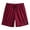 Deep Red, variant on Men's Casual Shorts Moisture Wicking SweatShorts Waffle Elastic Waist Drawstring Summer Beach Shorts