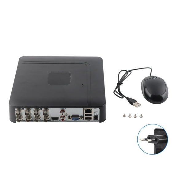 Falleo Clearance 8-Channel 8CH Security CCTV AHd CVI/TVI/DVr NVR 5 in 1 Real time Video Recorder 100-240V EU