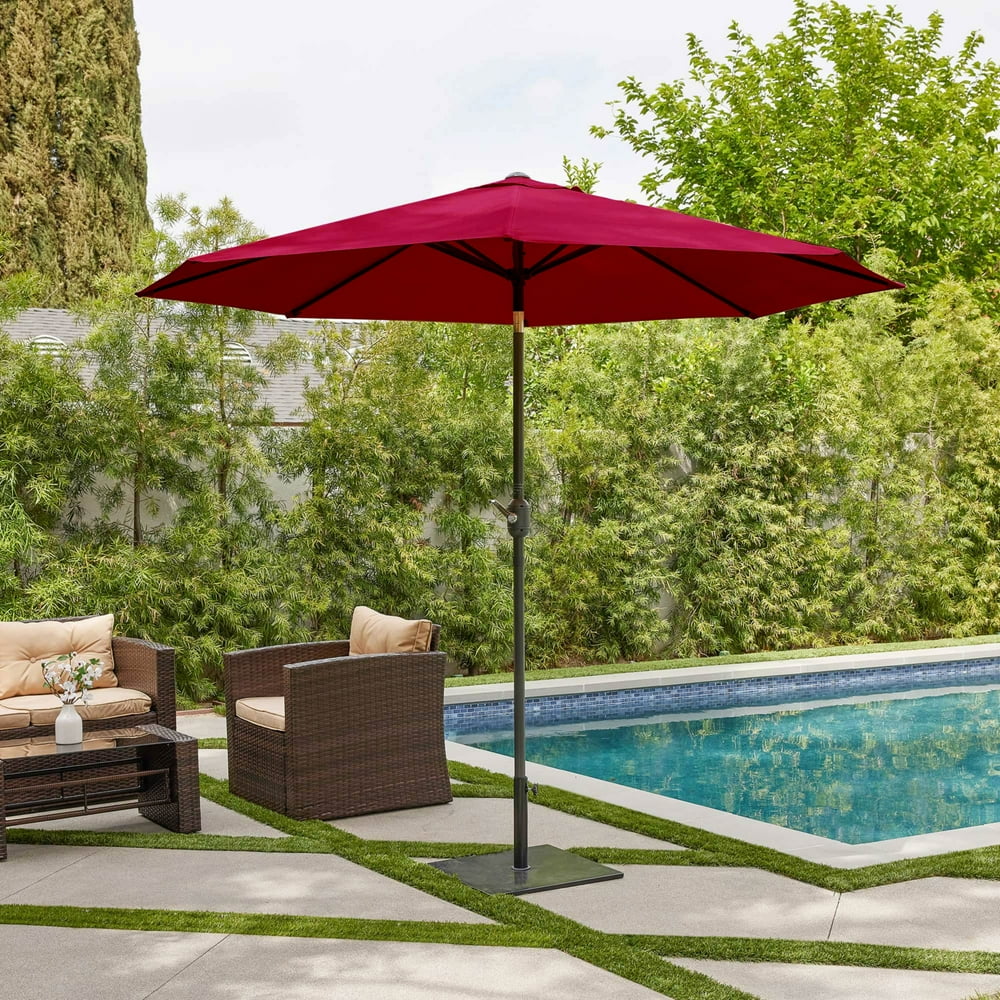 BELLEZE 9 FT Outdoor Patio Lawn Umbrella UV resistant Water Resistant
