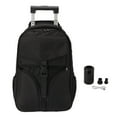 thumbnail image 2 of Sac à Bandoulière à Roulettes, Sangle Ajustable avec Boucle Capacité 30 L Sac sous Vide Amovible Sac à Dos Chariot Poignée Souple Portable pour Voyage d'Affaires, 2 of 7
