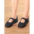 thumbnail image 3 of Silver Steps Orthopedic Mary Jane Shoe, Removable Insole, Breathable Material - Black, Size 7, 3 of 7