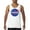 White, variant on NASA Meatball Logo Men's Tank Top Iconic American Astronaut Space Souvenir