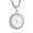 D:Silver, variant on Serenity Prayer Necklace with Praying Hands Coin Pendant for Men Women Lords Prayer Bible Verse Courage Wisdom Stainless Steel 24 inches