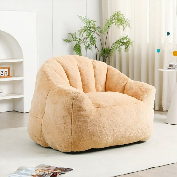 Giant Bean Bag Chair with High Density Foam|Comfy for Adults in Living Room
