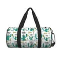 thumbnail image 3 of Rocae Hello Summer Print Round Travel Duffel Bag and Fitness Bag, Women's Waterproof Weekend Tote, Men's Travel and Fitness Essentials, 3 of 8