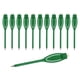 thumbnail image 1 of Lápices 2H, paquete de 12 lápices de puntuación de golf con borrador mecánico de plástico a granel para juegos deportivos, reuniones, oficina, verde, 1 of 6
