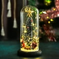 thumbnail image 4 of ziyahi Desktop Decor Table Ornament Xmas Decal Glass Plastics Battery-operation Luminous Exquisite Household Decorations Shooting Props, 4 of 9