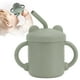 thumbnail image 5 of Taza de Silicona Para Bebés ANGGREK Taza A Prueba de Derrames Asas Antideslizantes 4 Piezas Entrenamiento de Aprendizaje Fácil de Agarrar Con Asas Tapa de Boquilla, 5 of 8