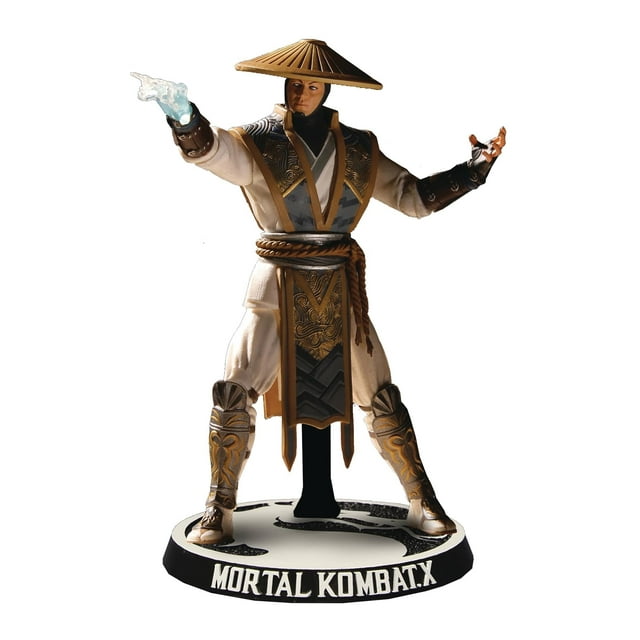 Figura de acción Mezco Mortal Kombat X Raiden 10 cm