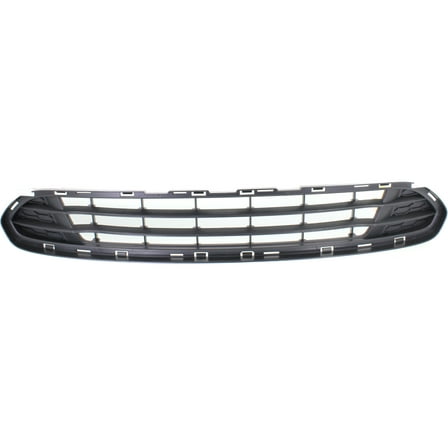 Bumper Grille Compatible With 2010-2012 Ford Fusion Front Textured Gray