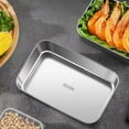 thumbnail image 6 of Inerposs Stainless Steel Food Storage Box, Refrigerator Organizer, Versatile Steaming Tray, Baking Fish, BBQ Storage Solutions, 6 of 7