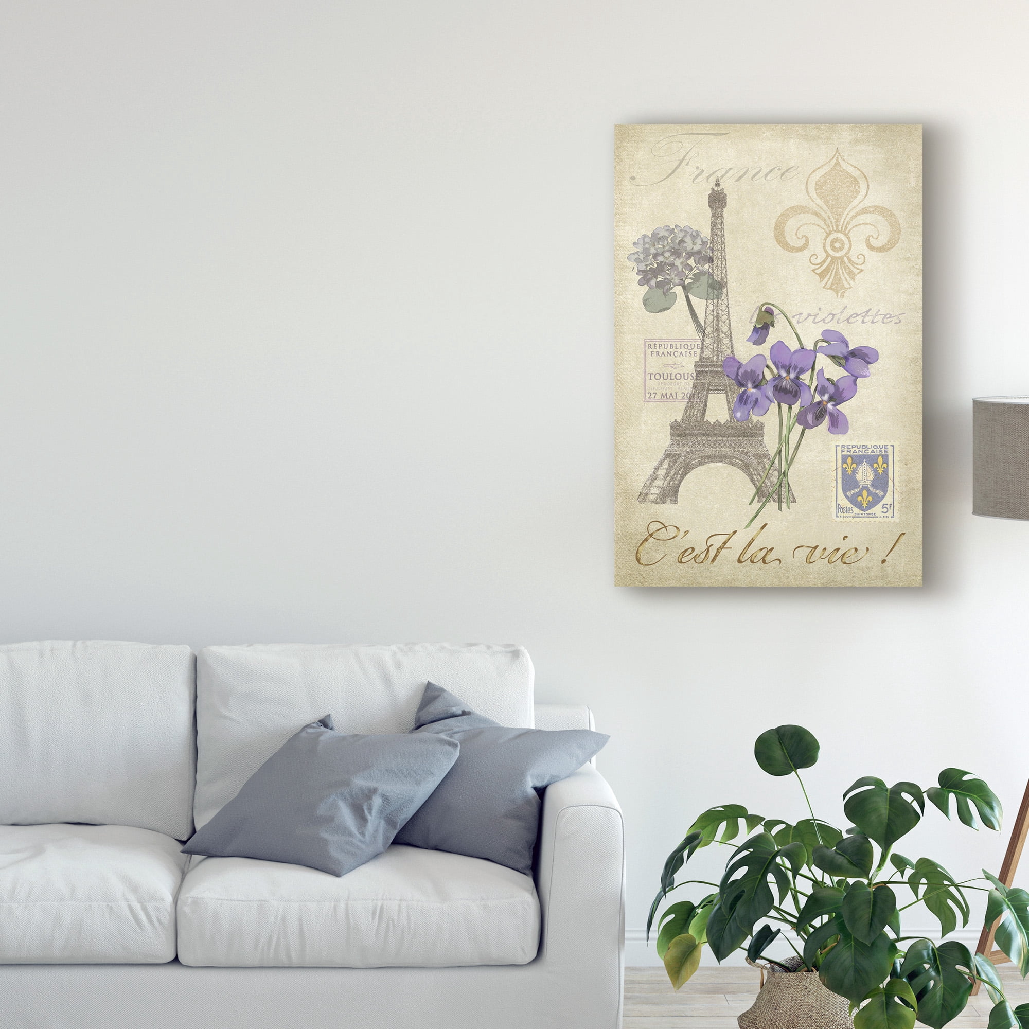 Trademark Fine Art 'Paris Tour I' Canvas Art by Jade Reynolds