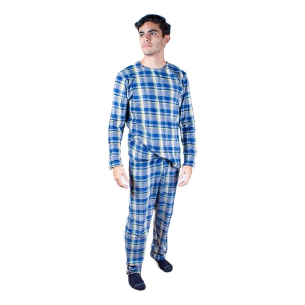 Pijama Para Hombre Tela Polar Estampada