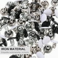 Stri 100 Sets Doublesided Rivets Leather Craft Rivet For DIY Leather