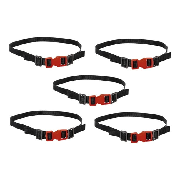 5 piezas de cuerda para equipaje de coche RC a escala 1:10, cuerda para portaequipajes de techo de coche RC para SCX10 Rojo