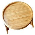 thumbnail image 1 of GROWTH TANK Sofa Armrest Clip-On Tray, Tableware Serving Tray for Phone Fruit Dessert Breakfast, 1 of 9