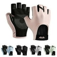 thumbnail image 2 of Gants d'Entraînement Demi-Doigt Gants de Gym Musculation Courts Sans Doigts Noirs G, 2 of 7