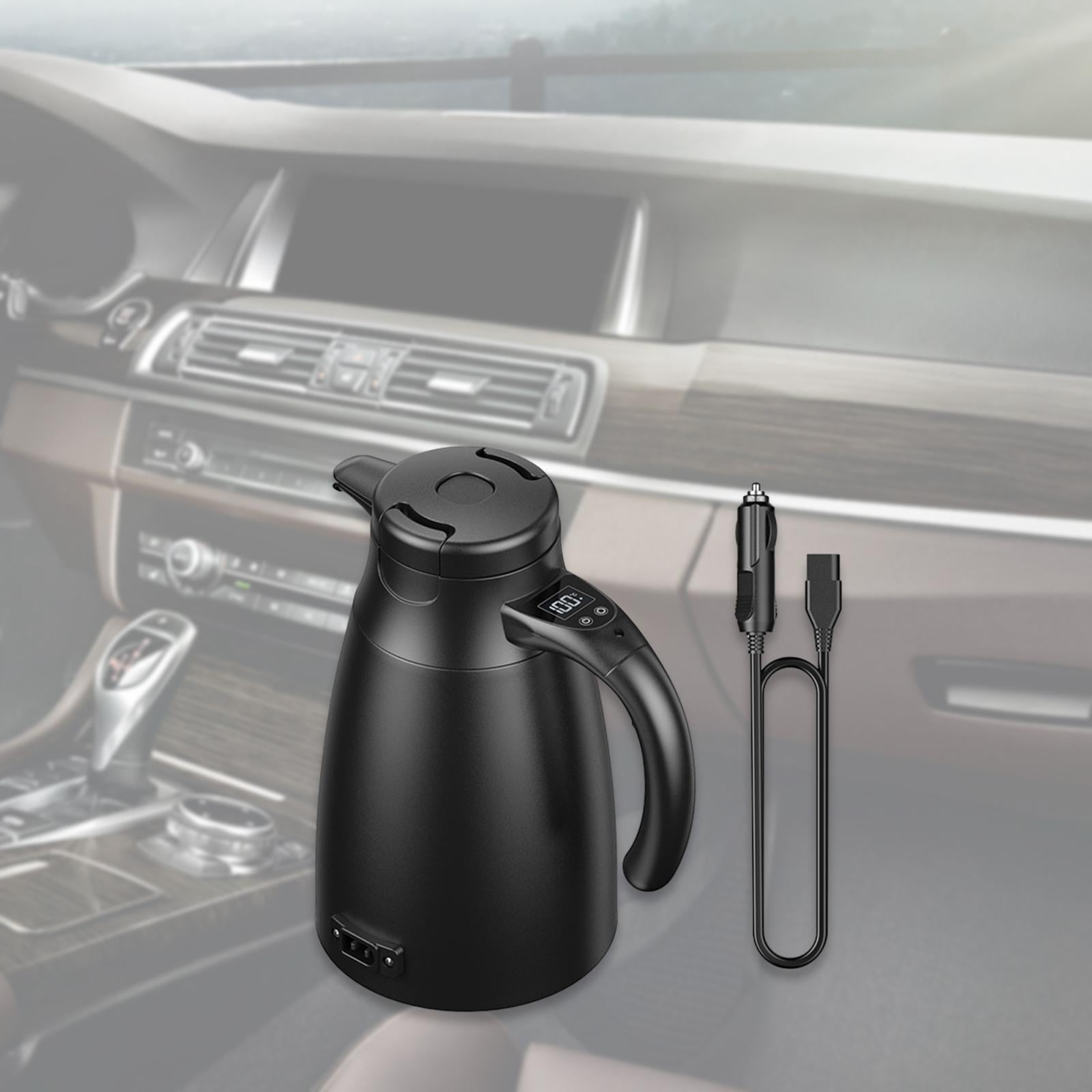 TISHITA Car Kettle Boiler Stainless Steel Hot Water Bottle Car Coffee Warmer Water Boiler Car Electric Kettle 12 V 24 V