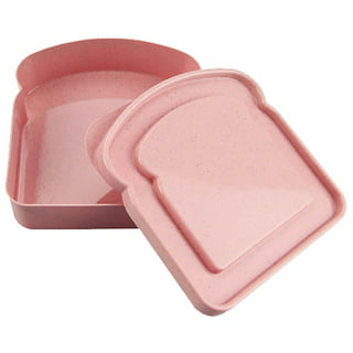 Biosmart Sandwich Container: 1 Pack Reusable, BPA Free Plastic Food Storage  with Snap-Off, Leak-Proof Lid: *Colors Vary